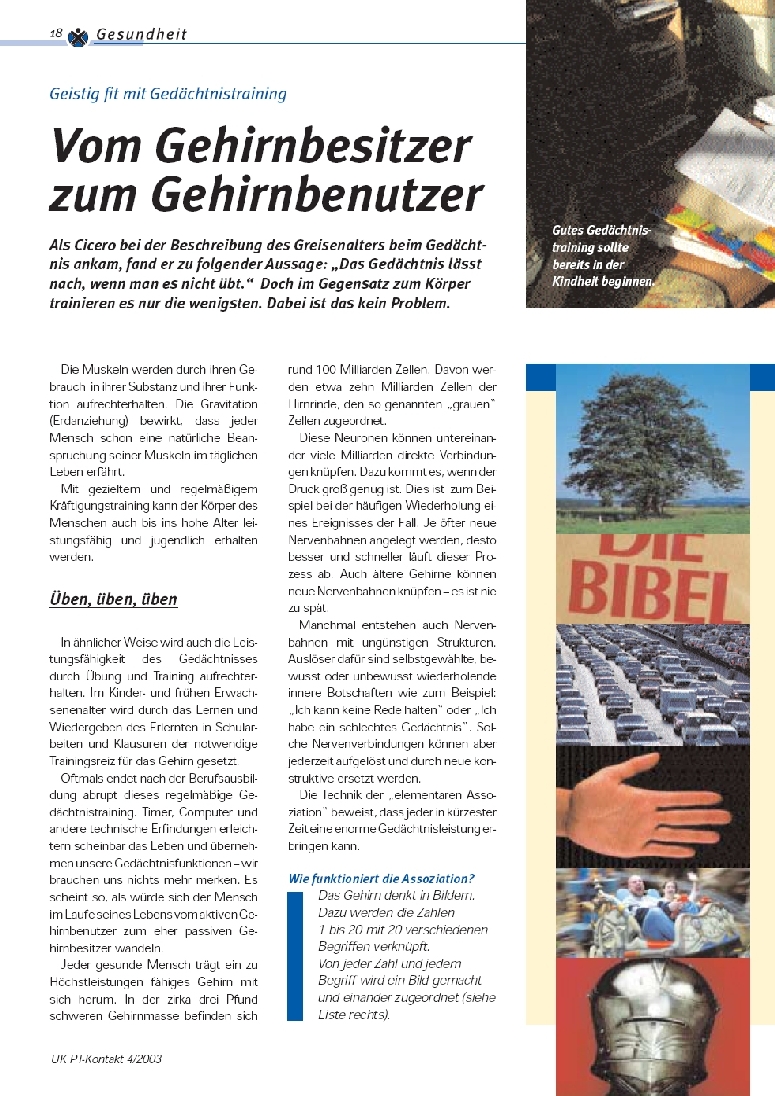 Vom Gehirnbesitzer zum Gehirnbenutzer