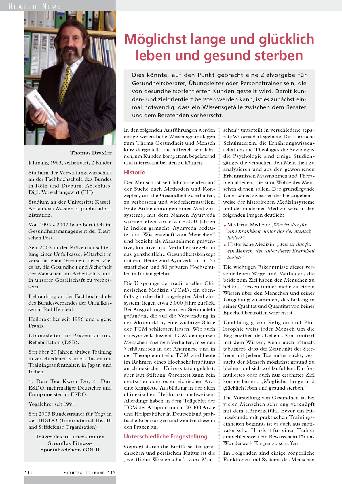 Lange und gesund leben